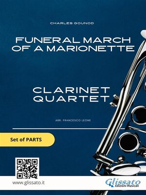 cover image of Clarinet Quartet sheet music--Funeral march of a Marionette (set of parts)